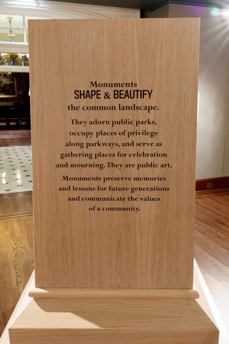 Carved in Stone: American Monuments, Myths & Memory Exhibit