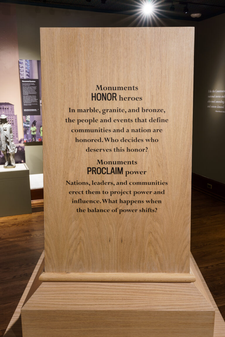 Carved in Stone: American Monuments, Myths & Memory Exhibit