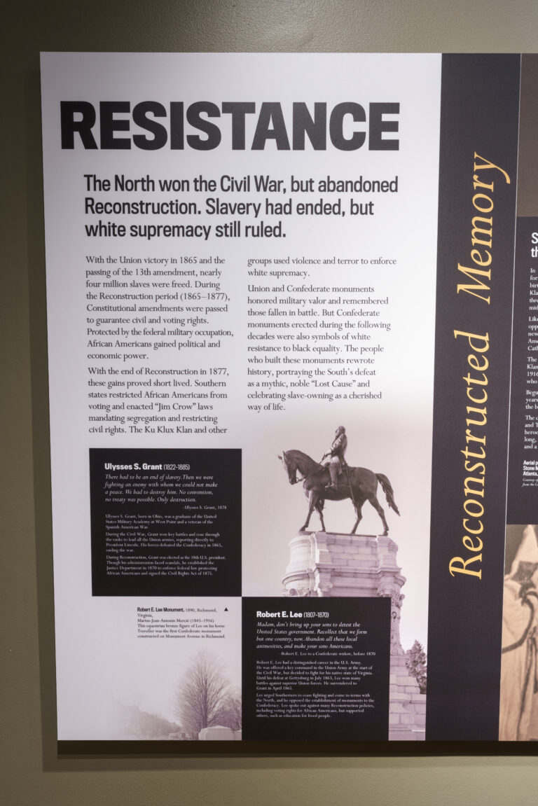 Carved in Stone: American Monuments, Myths & Memory Exhibit